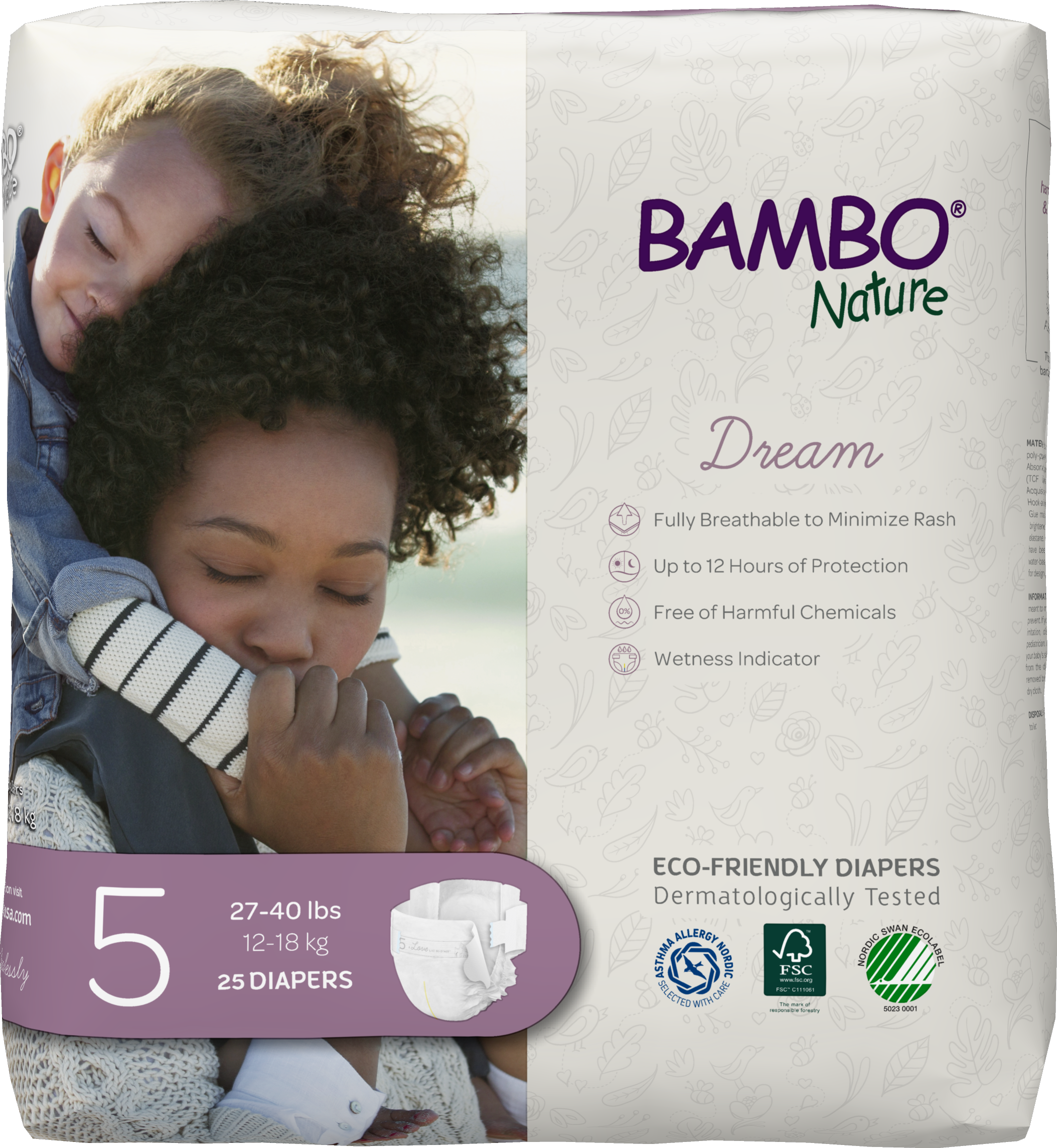 Bambo Nature Dream Baby Diapers Size 5